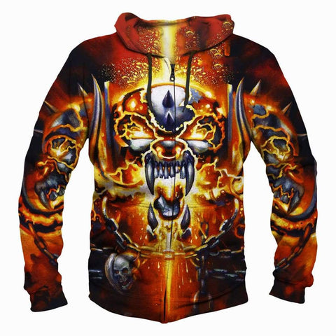 Image of Motor Head Hoodies - Pullover Red Hoodie