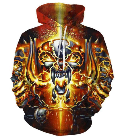 Image of Motor Head Hoodies - Pullover Red Hoodie