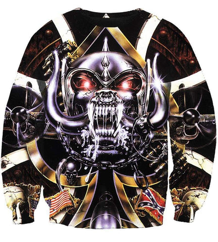 Image of Motor Head Hoodies - Pullover Black Hoodie