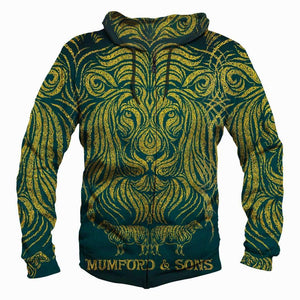 Mumford & Sons Hoodies - Pullover Green Hoodie