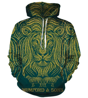 Mumford & Sons Hoodies - Pullover Green Hoodie