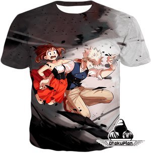 My Hero Academia U.A High Students Bakugo and Uraraka Hoodie MHA002