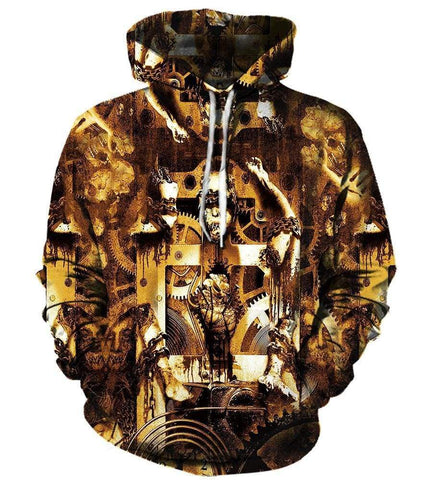 Image of Napalm Deat Hoodies - Pullover Yellow Hoodie