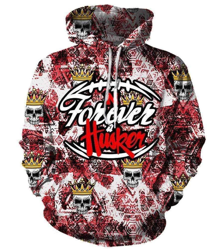 Nebraska Cornhuskers Hoodies - Pullover Red Hoodie