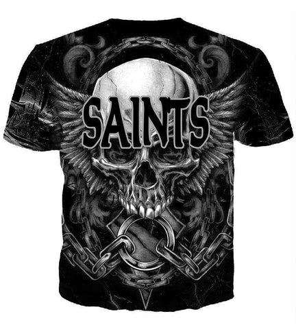 Image of Football New Orleans Saints Hoodies - Pullover Black 3D Hoodie