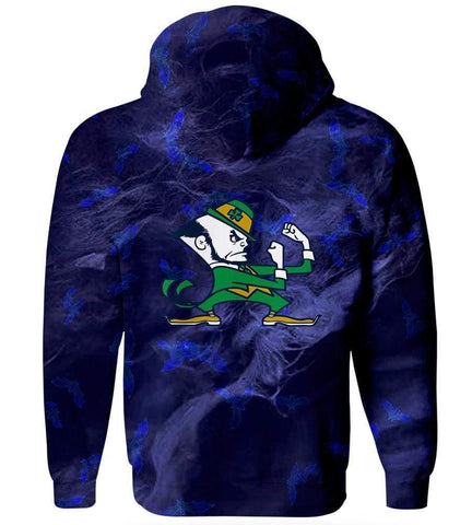 Image of Notre Dame Fighting Irish Hoodies - Pullover Black Hoodie