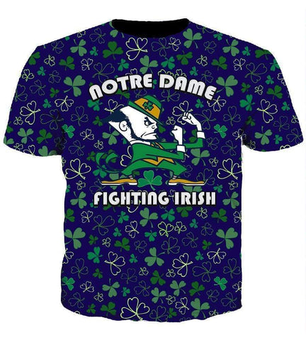 Image of Notre Dame Fighting Irish Hoodies  - Pullover Blue Hoodie