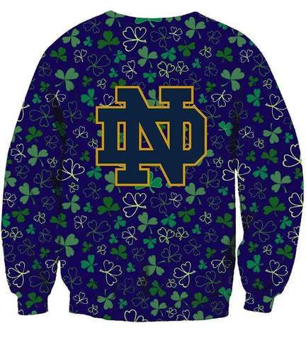 Image of Notre Dame Fighting Irish Hoodies  - Pullover Blue Hoodie