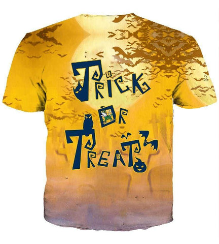 Image of Trick or Treat Notre Dame Fighting Irish Hoodies - Pullover Yellow Hoodie