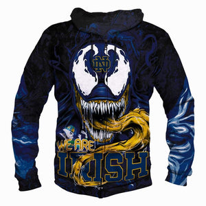 Venom Notre Dame Fighting Irish Hoodies - Pullover Hoodie Hoodie