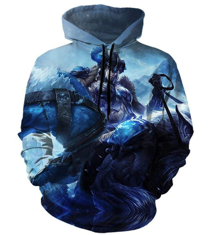 Image of League of Legends Nunu Hoodies - Pullover Black Hoodie