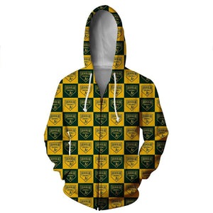 Oakland Athletics Hoodies - Pullover Yellow Hoodie