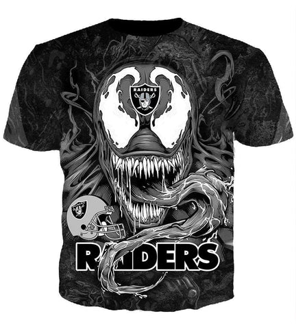 Image of Okland Raiders Venom Hoodies - Pullover Black Hoodie