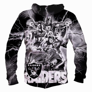 The Avengers Okland raiders Hoodies - Pullover Black Hoodie