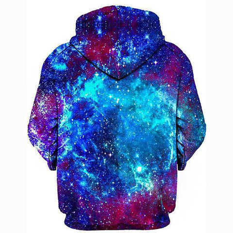 Image of Blue Galaxy Hoodie——Unisex Daily Hoodie