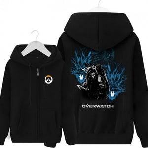  JINX Overwatch Ultimate Lucio Zip-Up Hoodie, Black, Small :  Clothing, Shoes & Jewelry