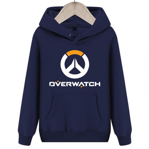 Image of Overwatch Logo Design  Hoodies - Zip Up Black Hoodie