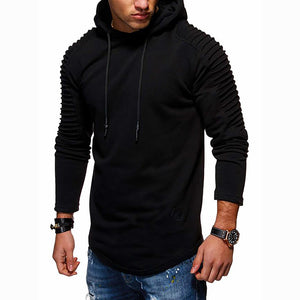 Men's Solid Colored Casual Hoodie