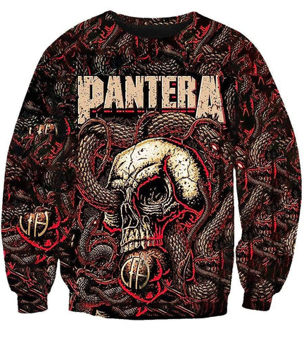 Image of Pantera Hoodies - Pullover Red Hoodie