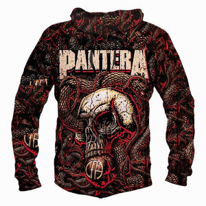 Pantera Hoodies - Pullover Red Hoodie