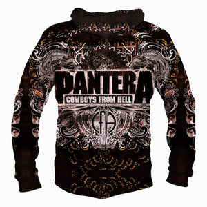 Pantera Hoodies - Pullover Black Hoodie