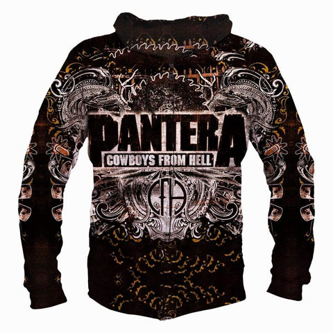 Image of Pantera Hoodies - Pullover Black Hoodie