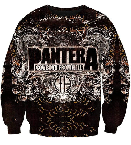 Image of Pantera Hoodies - Pullover Black Hoodie