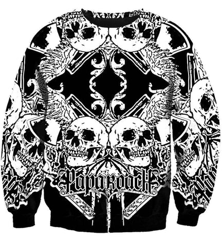 Image of Papa Roach Hoodies - Pullover Black Hoodie