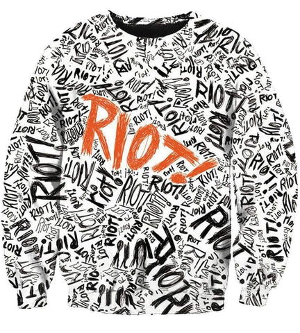 Image of Paramore Hoodies - Pullover White Hoodie