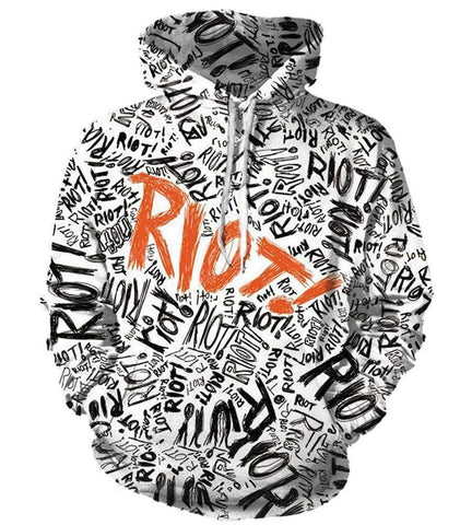 Image of Paramore Hoodies - Pullover White Hoodie