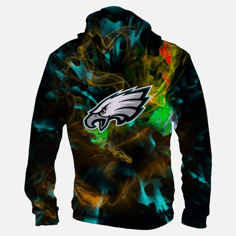 Image of Philadelphia Eagles Hoodies - Pullover Black Hoodie