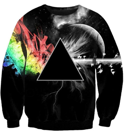 Image of Pink Floyd Hoodies - Pullover Black Hoodie