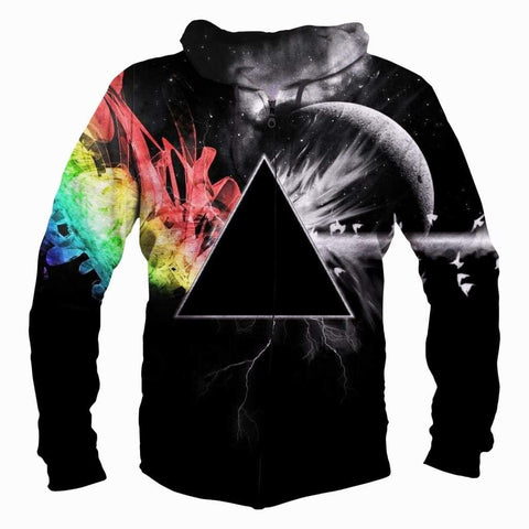 Image of Pink Floyd Hoodies - Pullover Black Hoodie