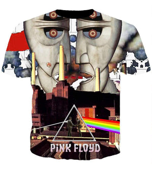 Funny Pink Floyd Hoodies - Pullover Two Faces Hoodie