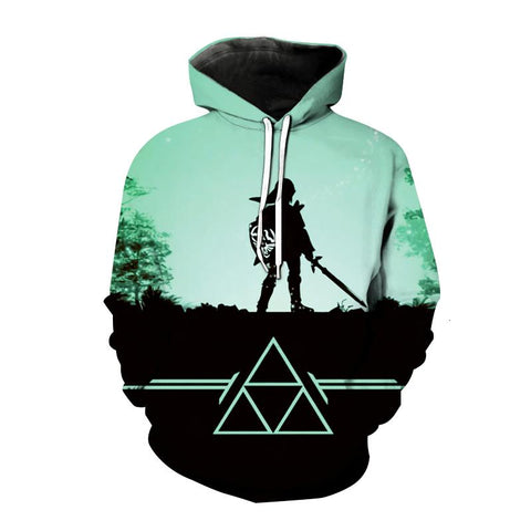 Image of Popular Game Hoodies - The Legend Of Zelda 3D Print Hooded Sweatshirt