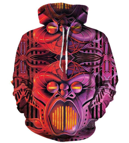 Image of Possessed Hoodies - Pullover Red Hoodie