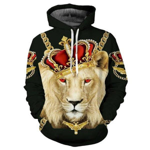 Lion King Crown Bling Hoodie