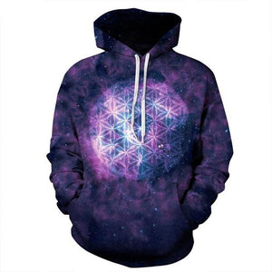 Astral Projection Space Galaxy 3D Hoodies Unisex Pocket Hoodie