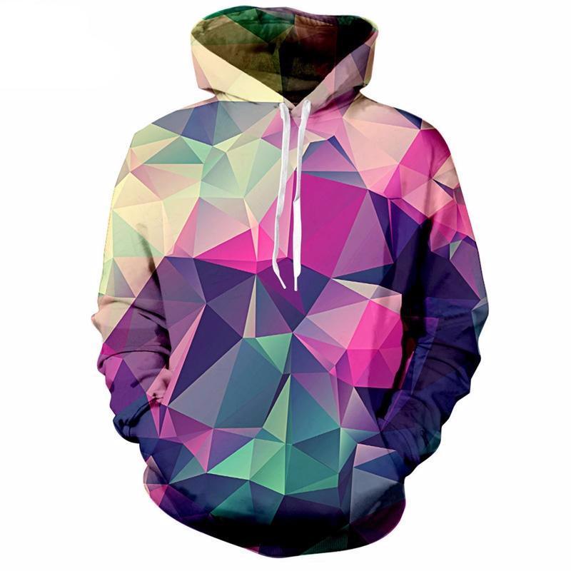 Colourful Triangles Hoodie