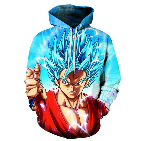 Image of Super Saiyan Blue - Anime Hoodie