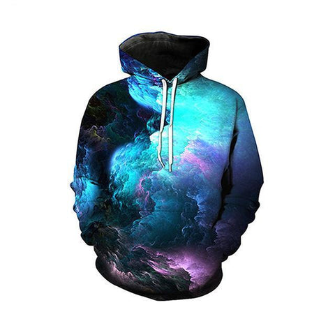 Image of Colourful Cloud Galaxy Hoodie