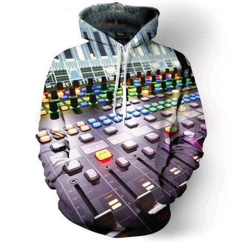 Image of DJ Mixing Desk Hoodie