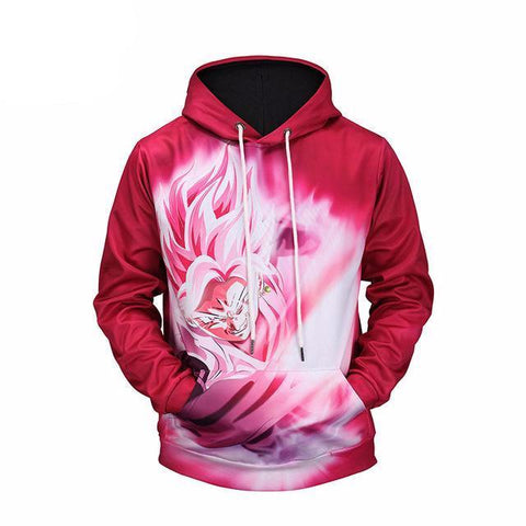 Image of Mr.1991 Red Anime Dragon Ball Z 3D Printed Hoodie