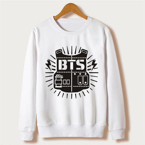 Image of BTS Sweatshirt - Large Emblem Sweatshirt
