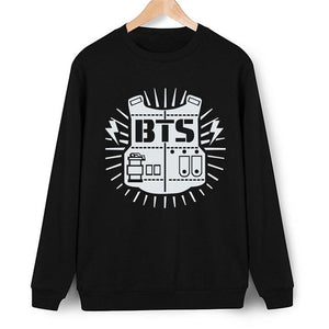 BTS Sweatshirt - Large Emblem Sweatshirt