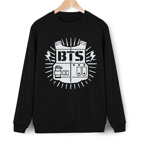 Image of BTS Sweatshirt - Large Emblem Sweatshirt