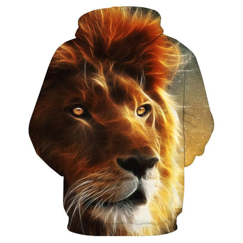 Image of Wild Lion 3D Printed Hoodie