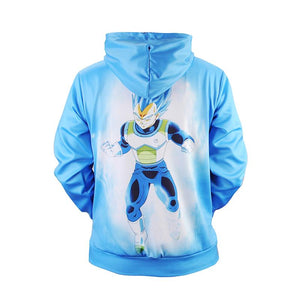 Mr.1991 Dragon Ball Z Blue 3D Printed Hoodie