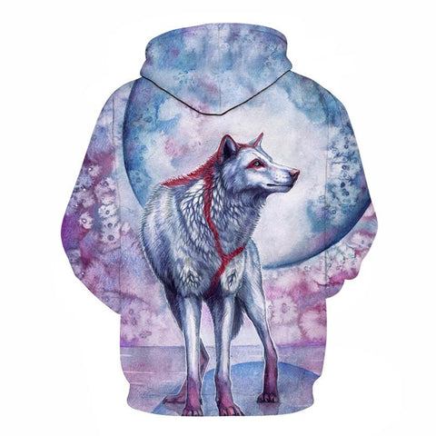 Image of Flower Wolf Hoodie