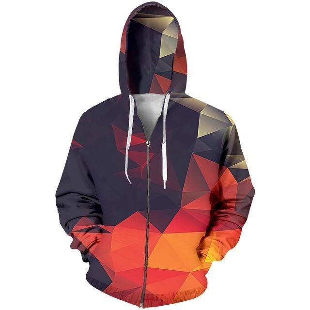 Geometric 2025 3d hoodie